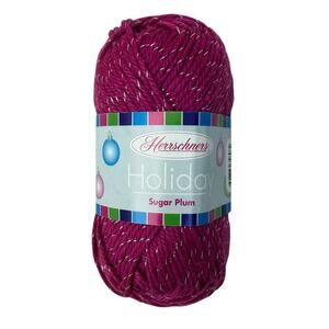Herrschners Holiday Sugar Plum Fuschia Color 0013 1.75 oz 90 Yards